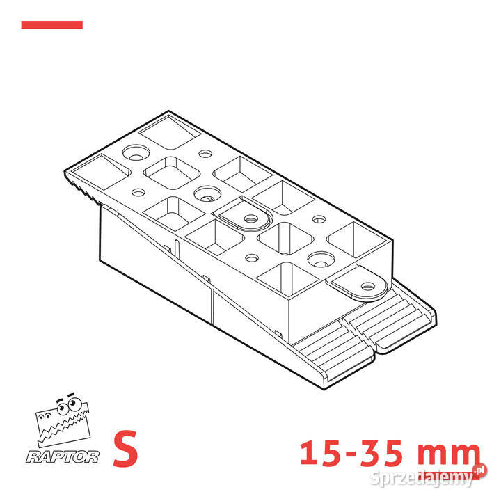 Wspornik tarasowy klinowy 1535 mm do legarów Kraków