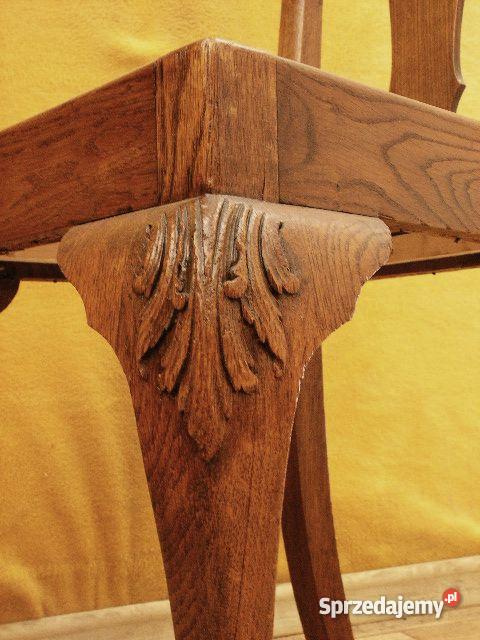 Wspaniała antyczna jadalnia ludwikowska renowacj Andrychów