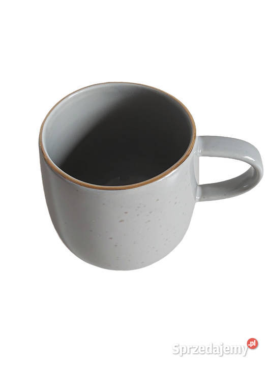 Ceramiczny kubek szary nakrapiany 450 ml NOWY małopolskie Kraków