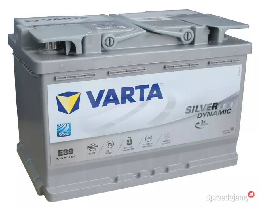 Akumulator VARTA Silver Dynamic AGM START&STOP E39 70Ah 760A Katowice