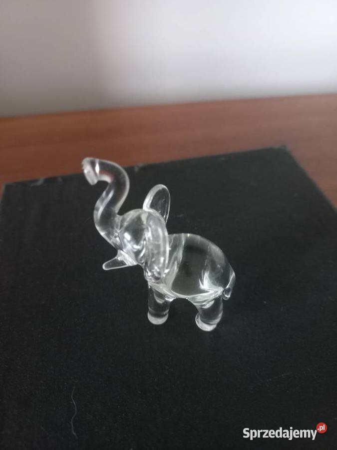 Figurka szklana Słoń miniaturka