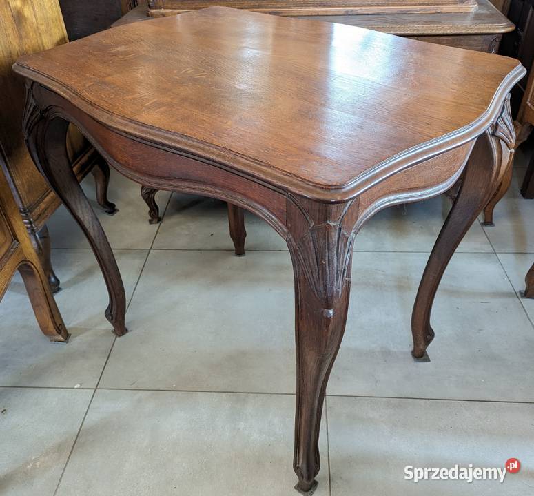 Piękny nieduży stół ludwikowski dąbsklep Dąbrowa Dąbrowa Górnicza