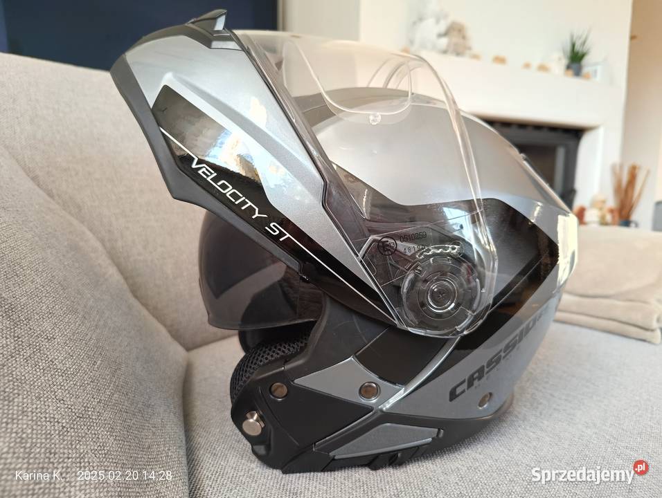 Kask otwierany na motor skuter Cassida Velocity Kaski Gliwice sprzedam