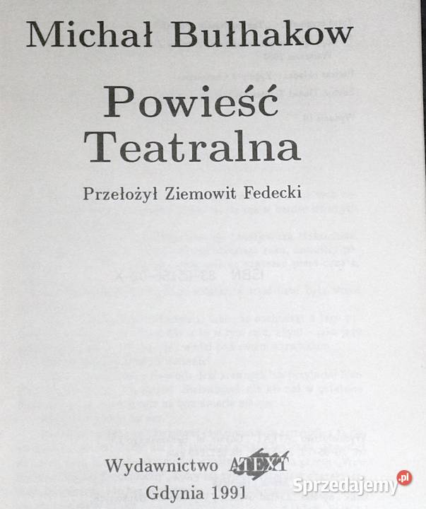 Powieść teatralna Michaił Bułhakow Chełm