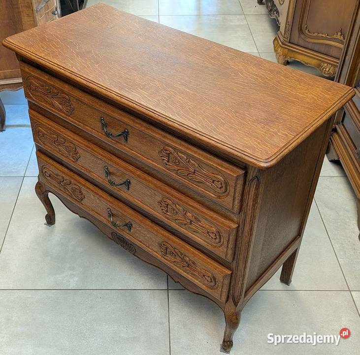 Dębowa komoda ludwikowskasklep Dąbrowa Górnicza sprzedam
