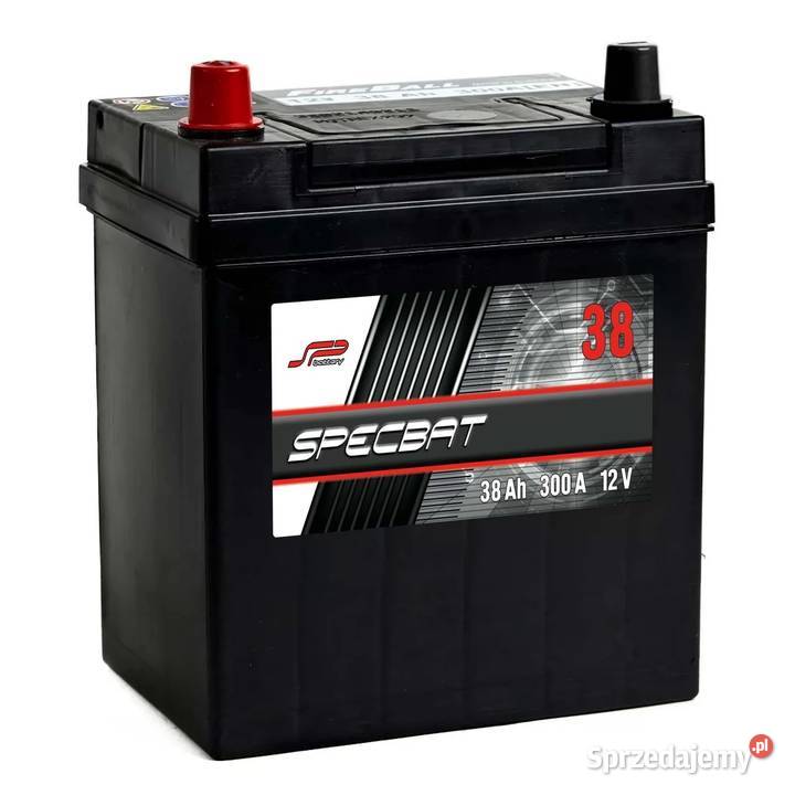 Akumulator SPECBAT 38Ah 300A EN Japan PRAWY PLUS Układ elektryczny małopolskie Kraków sprzedam