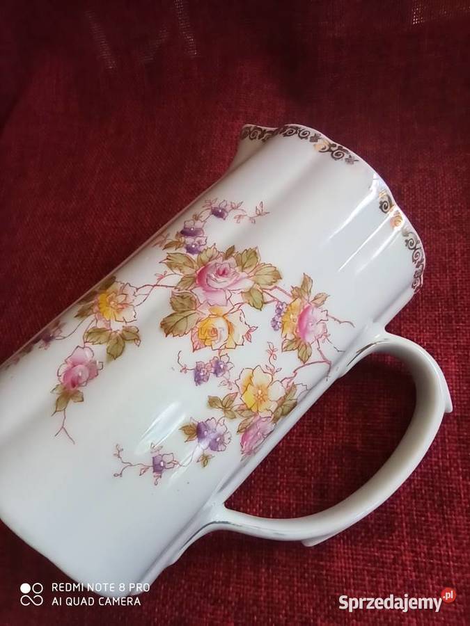 Mlecznik duży z pięknym kwiatowym dekorem z sprzedam