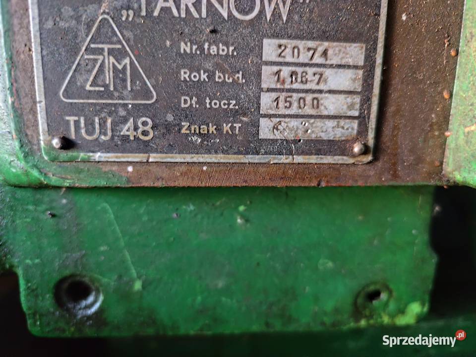 Tokarka TUJ 48x1500 Tarnów