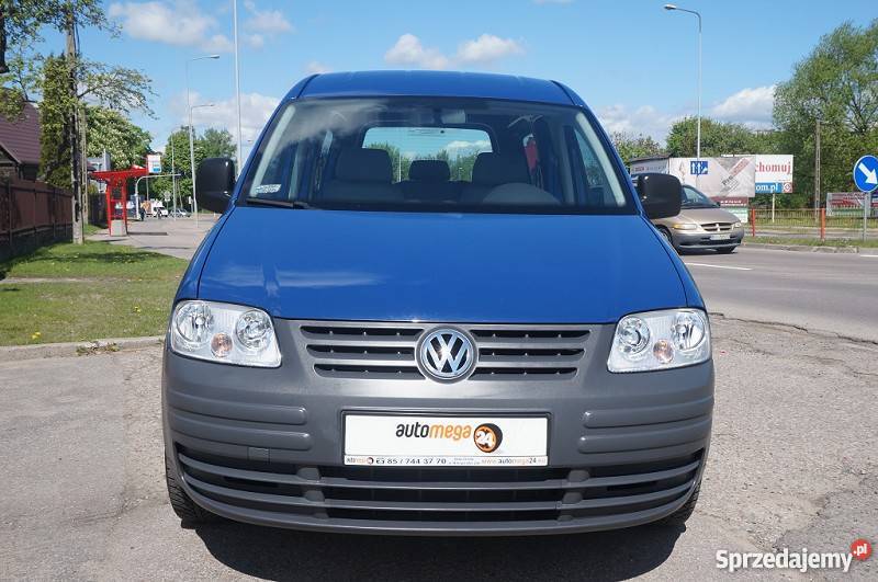 Nieuszkodzony Volkswagen Caddy niebieski podlaskie Białystok sprzedam