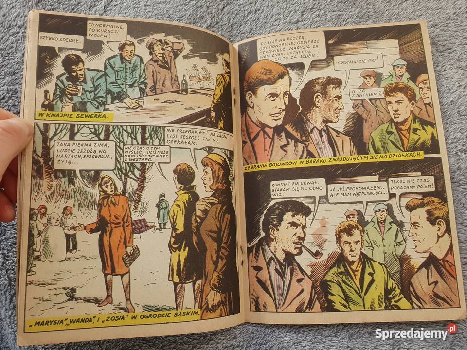 Podziemny Front Na Tropie wydanie 2 1978 komiks Gdynia