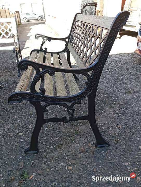Zestaw ozdobnych mebli ogrodowych z ciężkiego Podławki