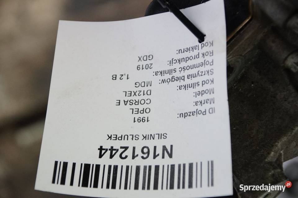 SILNIK SŁUPEK OPEL CORSA E 12 D12XEL