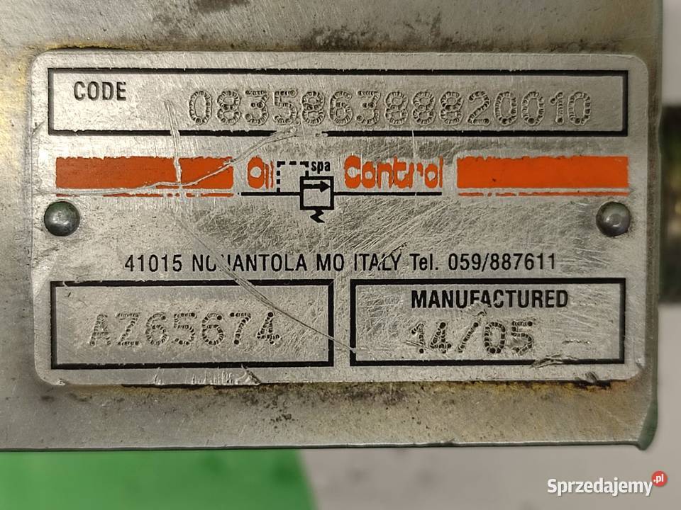 Zawór hydrauliczny ramienia AZ65674 John Deere wielkopolskie Wilkowo sprzedam