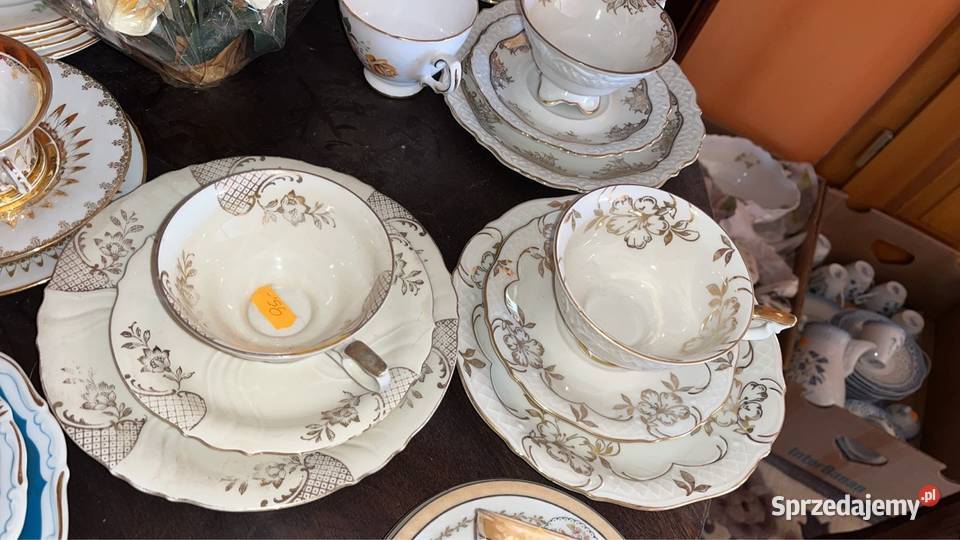 Filiżanka z talerzykiem deserowym Różne Porcelana i szkło Gdańsk