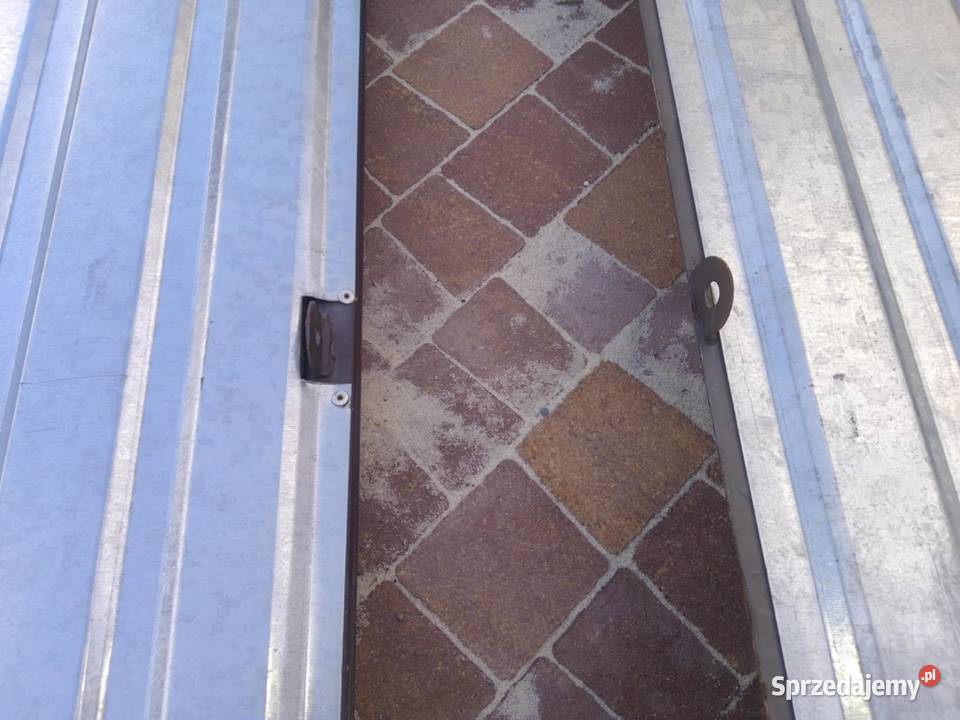 Drzwi garażowe brama podwójna dwuskrzydłowa ocynk