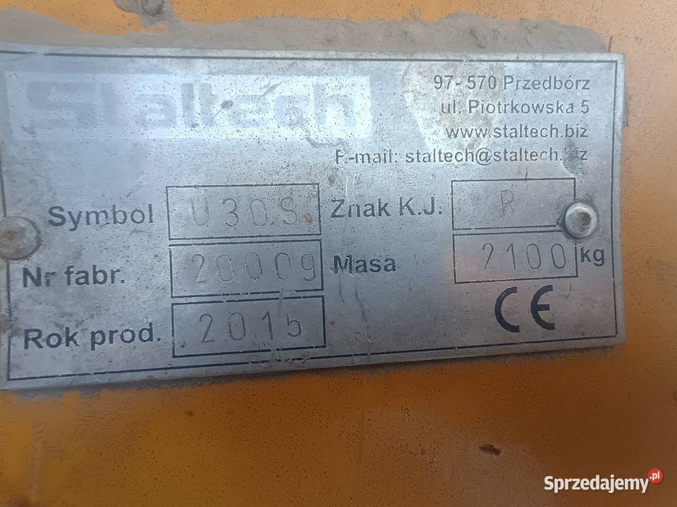 Brona talerzowa talerzówka Staltech 3m