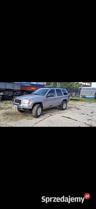 Sprzedam jeep grand cherokee 27 crd 2002r srebrny małopolskie Rabka-Zdrój