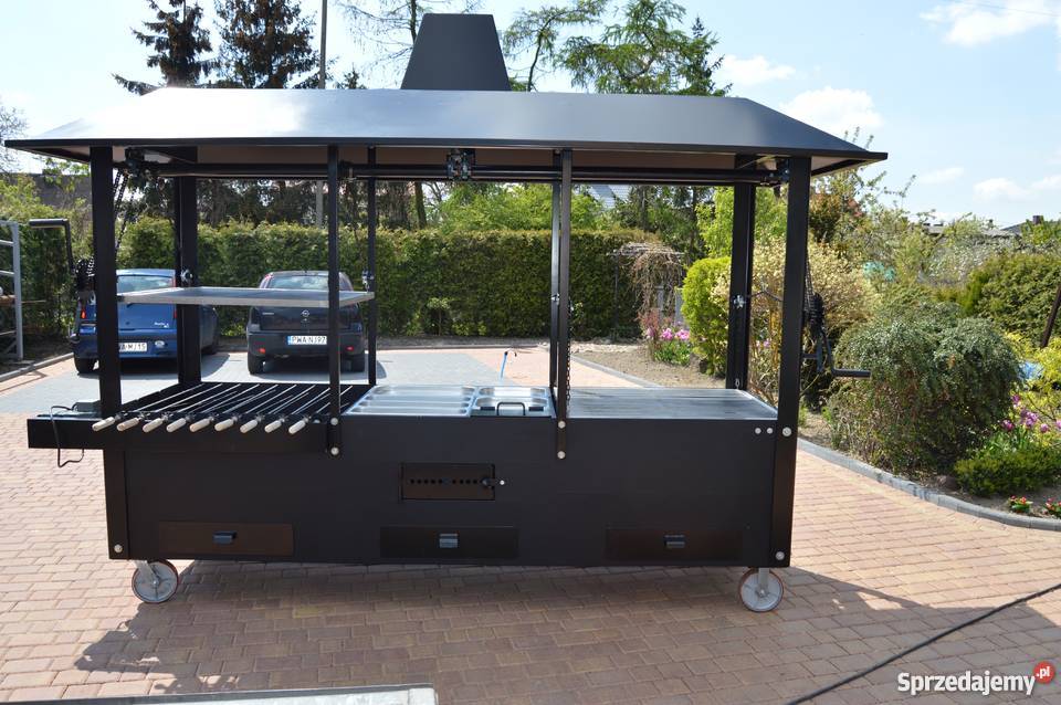 Gastronomiczny grill cateringowy gazowy węglowy Damasławek