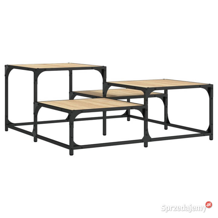 Stolik kawowy dąb sonoma 875x875x40 WM837743 Warszawa sprzedam