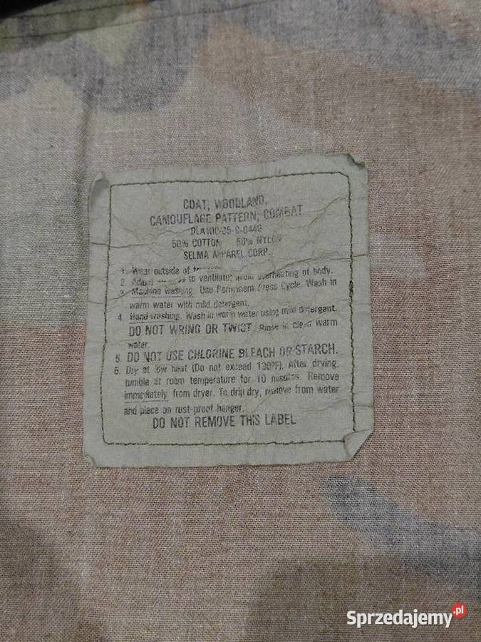 Bluza BDU woodland medium long NYCO 85r Militaria Wrocław