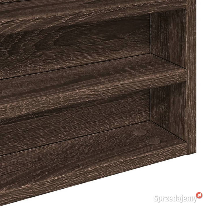 Witryna brązowy dąb 80x85x58 materiał Warszawa sprzedam