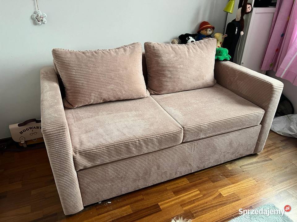 Dwuosobowa sofa, jasny blady róż