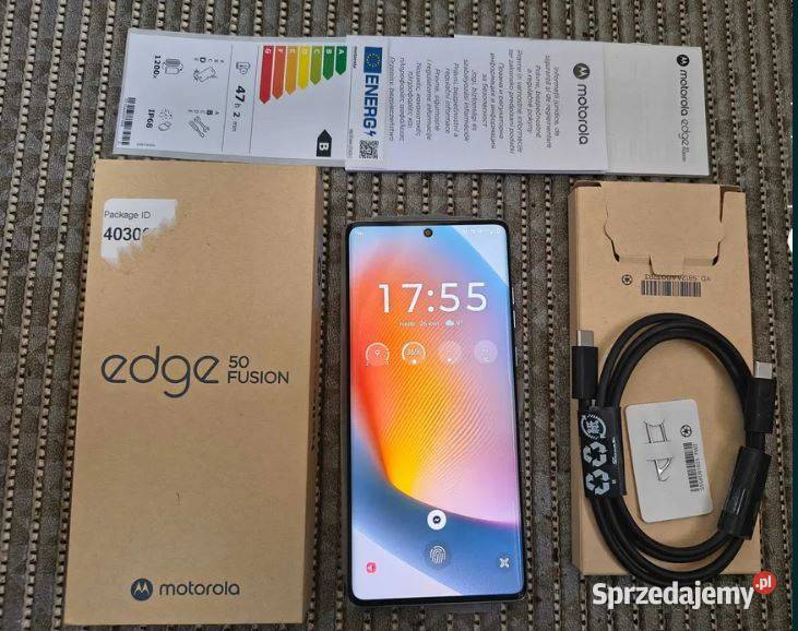 Motorola EDGE 50 Fusion Marshmallow Blue stan