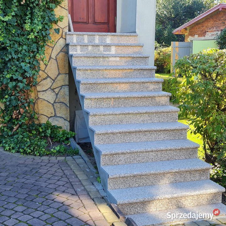 Stopień granitowy yellow pink G682 Bullnose pomorskie Tczew sprzedam