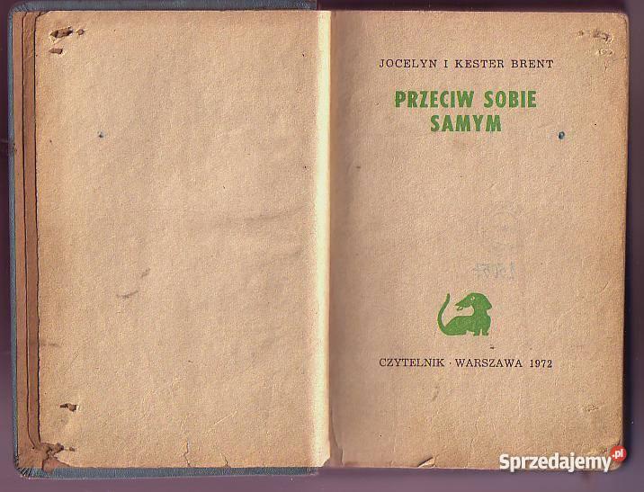 5427 PRZECIW SOBIE SAMYM JOCELYN I KESTER BRENT Czyrna sprzedam