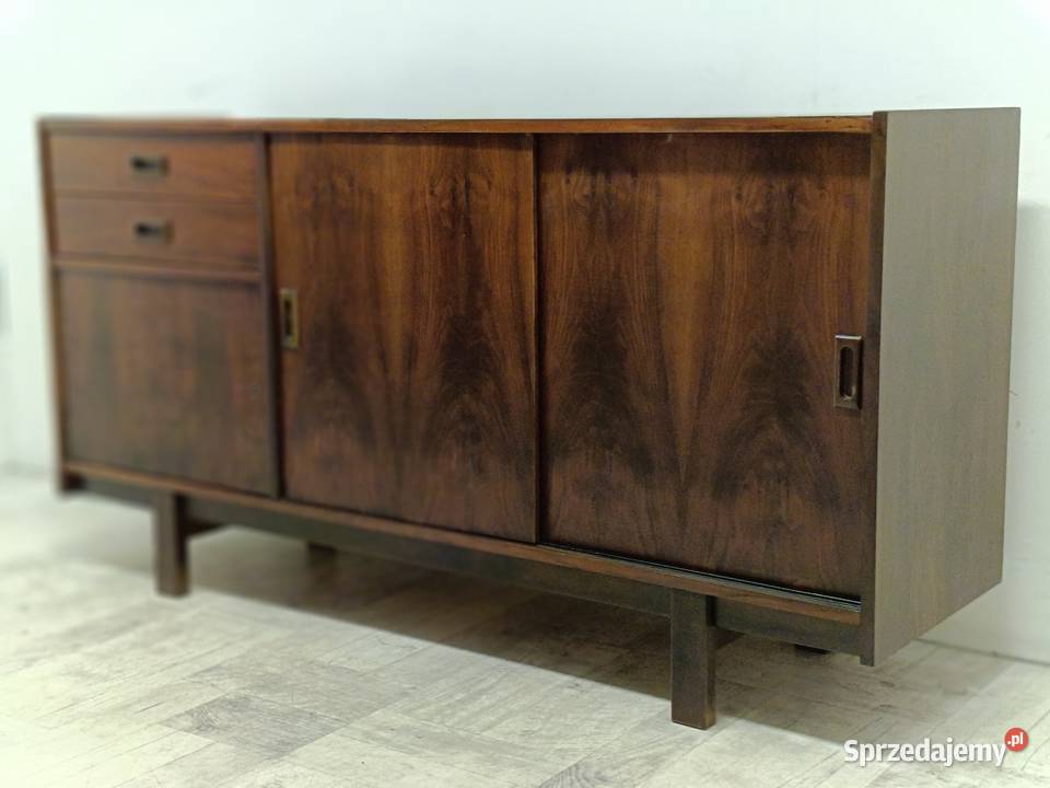 komoda sideboard vintage PRL design pod tv długa Radomsko sprzedam