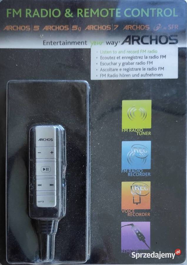 PILOT FM RADIO REMOTE CONTROL ARCHOS 5 5g 7 Warszawa