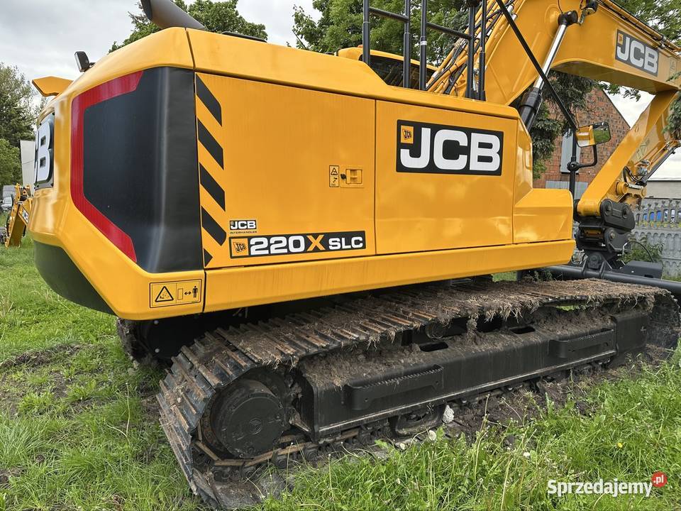 Wynajem Koparki Gąsienicowej JCB 220X 2024 usługi budowlane