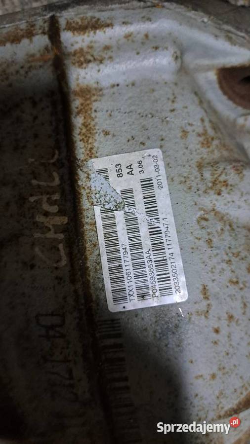 Dyferencjał tylny 306 dodge charger challenger osobowe lubelskie Charlęż