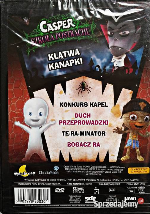 CASPER SZKOŁA POSTRACHU KLĄTWA KANAPKI