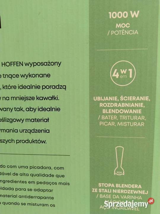NAJTANIEJ Blender Ręczny 4 w 1 z Malakserem Zabrze