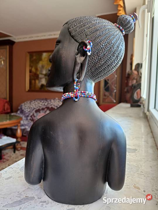 Rzeźba kobieta murzynka popiersie heban podkarpackie sprzedam