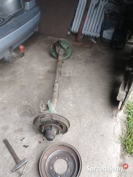 tylna oś do syreny belka na przyczepke osobowe mazowieckie Bojmie