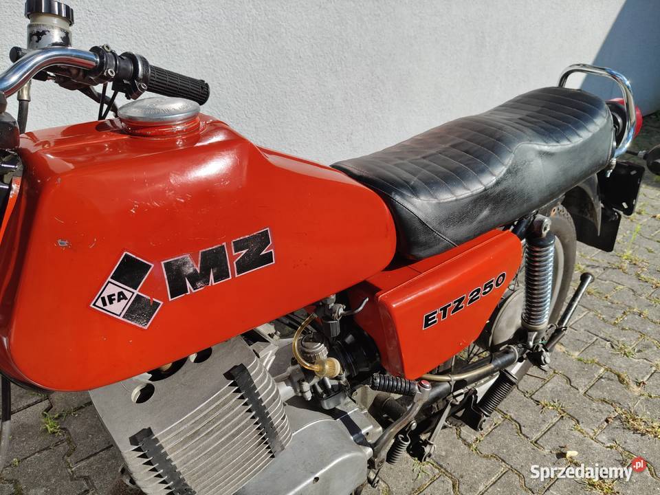 MZ ETZ 250 1986r z dokumentami biała tablica pozostałe Motocykle, skutery, quady Kalisz