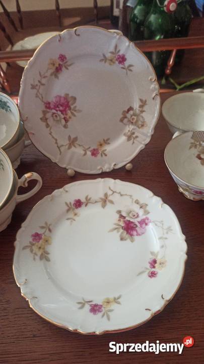 Patera sygnatura Altenburg Saxony Kwiat jabłoni Gdańsk