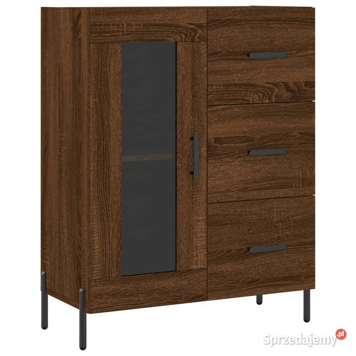 Witrynka brązowy dąb 695x34x180 materiał mazowieckie Warszawa