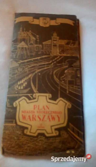 Plan Miasta stołecznego Warszawy Wydawnictwo Warszawa