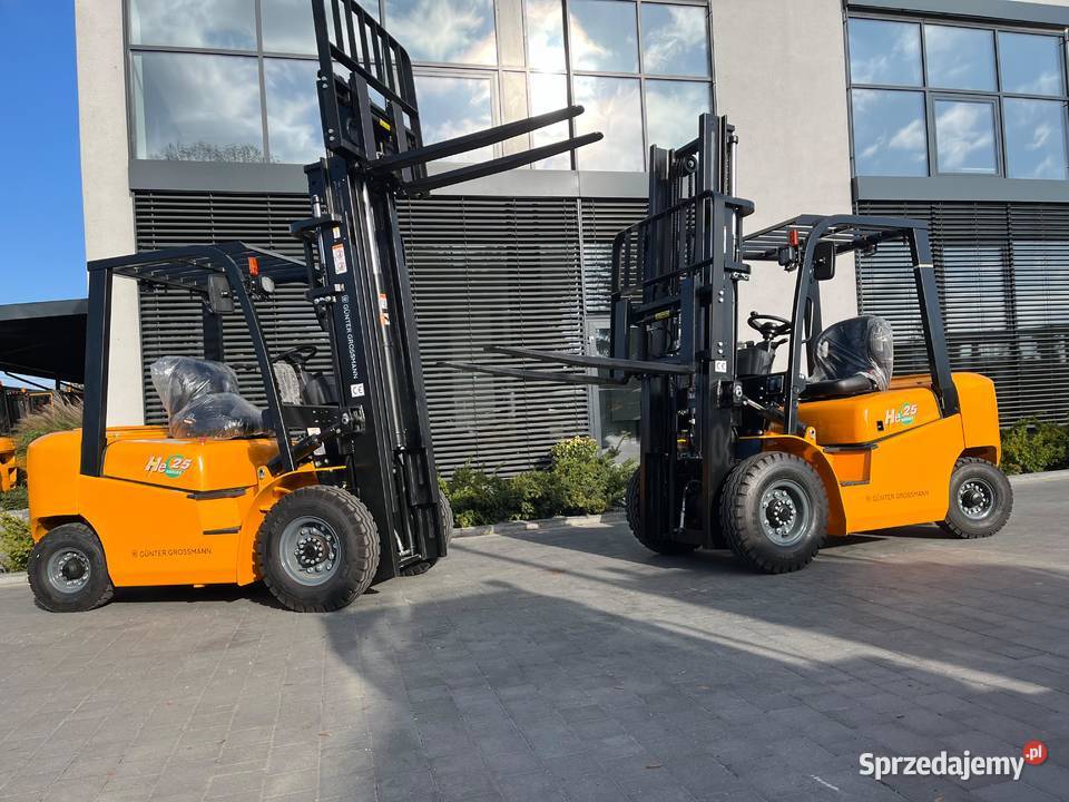 Nowy wózek widłowy elektryczny 25T 48m Gunter
