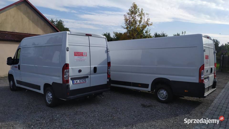 Usługi transportowe transport Ducato bus partner Transport towarów, przeprowadzki małopolskie Kraków