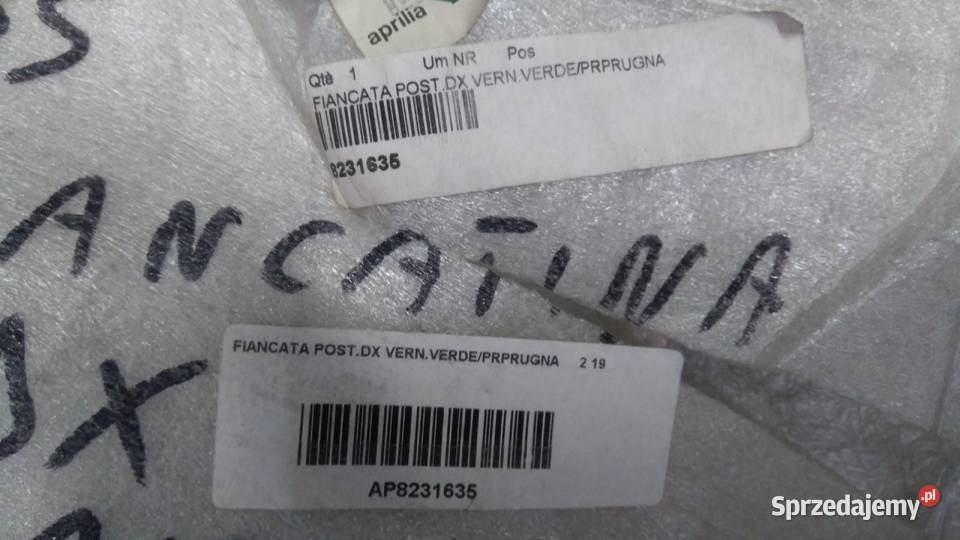 OWIEWKA OSŁONA BOK BOCZEK APRILIA AMICO podlaskie Bielsk Podlaski