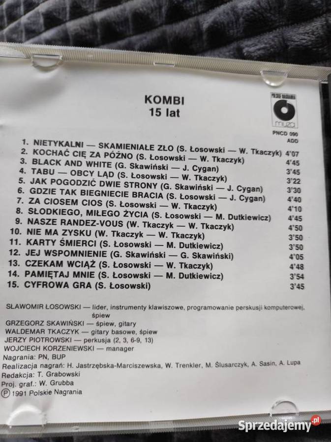 kombi 15 LAT 1990 CD kolekcjonerska płyta cd Kielce sprzedam