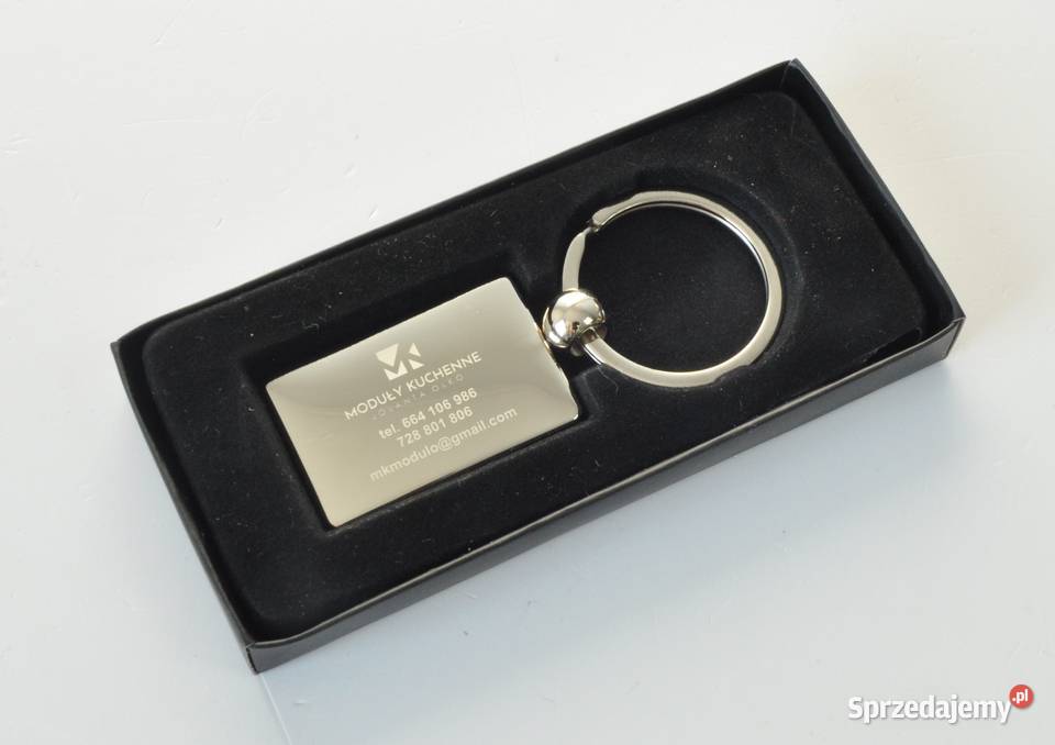 Brelok metalowy jednostronny grawer 50 Leżajsk