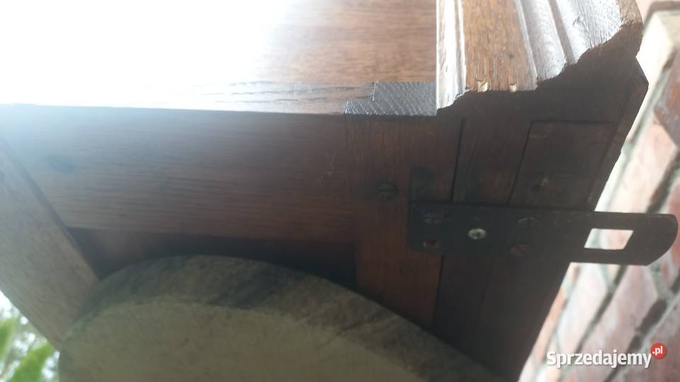 Wieszak dębowy z półką bciężki wiszący ścienny Gawroniec