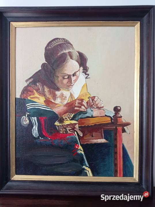 Obraz olejny Jana Vermera Koronczarka