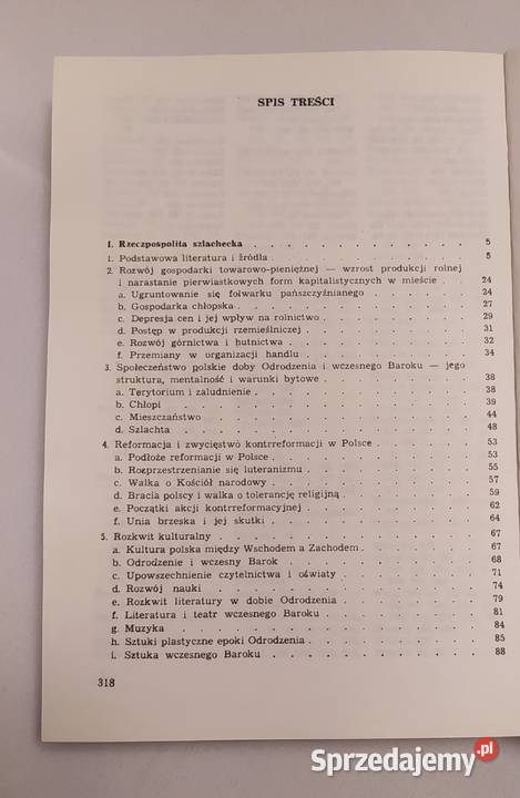 HISTORIA POLSKI 1505 1764 Józef Andrzej podlaskie Hajnówka