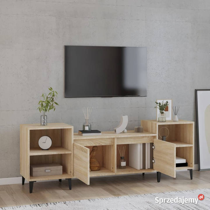 Szafka pod telewizor dąb sonoma 160x35x55